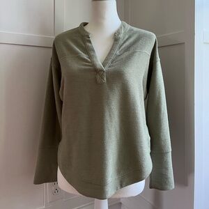 small green long sleeve